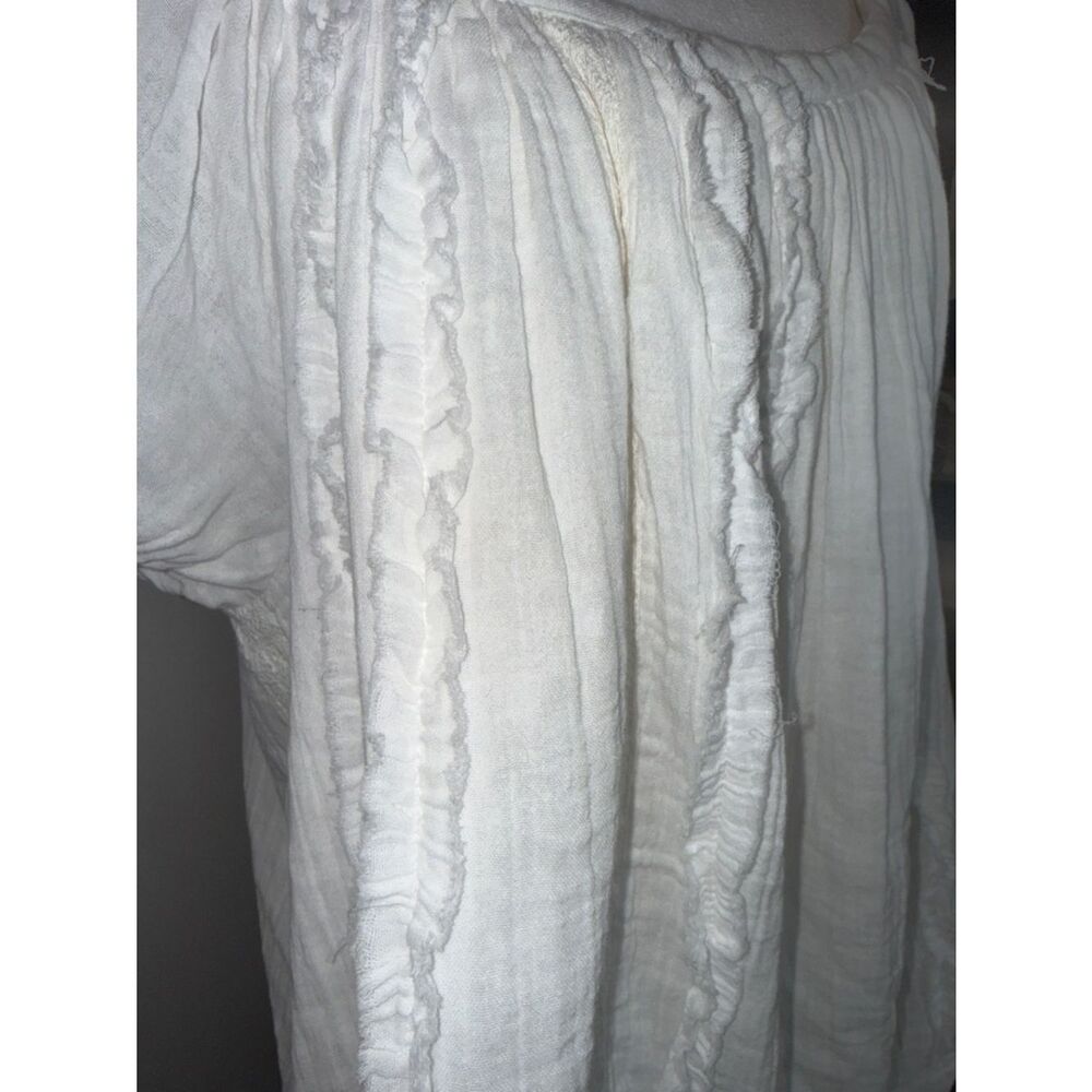Free People White Boho Peasant Tunic - Picture 6 of 10